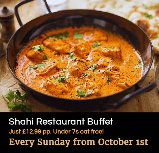 Join Shahi Restaurant for buffet night every Sunday