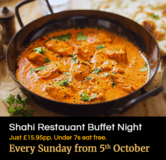 Join Shahi Restaurant for buffet night every Sunday